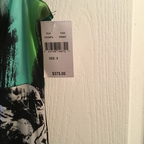 Black Halo Sleeveless Silk Dress - Picture 3 of 5